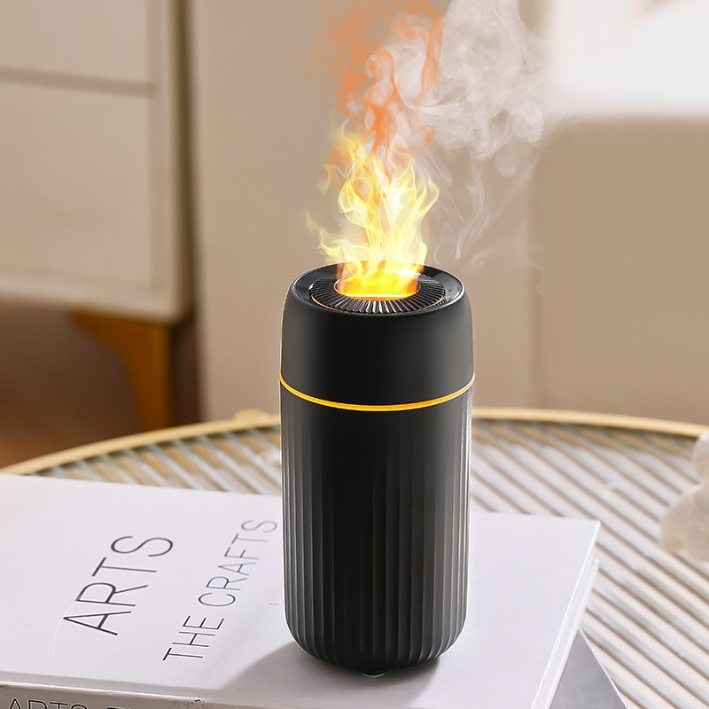 Aurora Veil - LED Flame Car Aroma Diffuser & Mist Sprayer