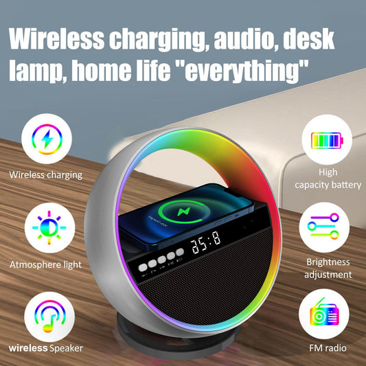 AudioGlow ChargeMate: Wireless Sound & Light Hub